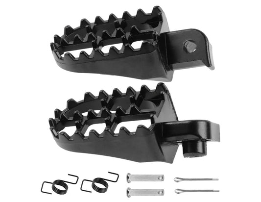 Pegs for any bike black with connecter